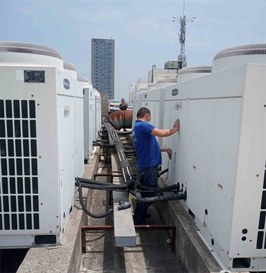 铁山港中央空调制热和不制冷系统维修方法